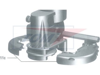 Kryty plastového mechanismu RINGFEDER typ 2050, 2051
